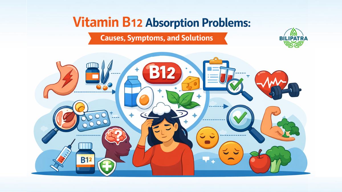 Vitamin B12 Absorption Problems: Causes, Symptoms, and Solutions