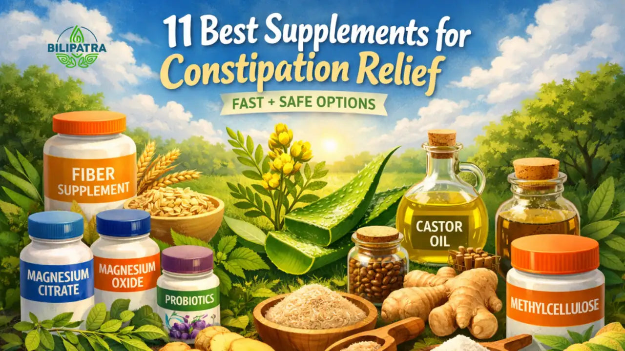11 Best Supplements for Constipation Relief