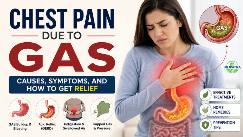 Chest Pain Due to Gas: Causes, Symptoms, and How to Get Relief
