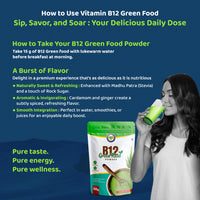 B12 GreenFood Powder – The Best Natural Remedy for Fatigue, Gut Issues & Vitamin B12 Deficiency